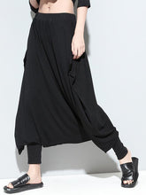 Black Loose Harem Pants